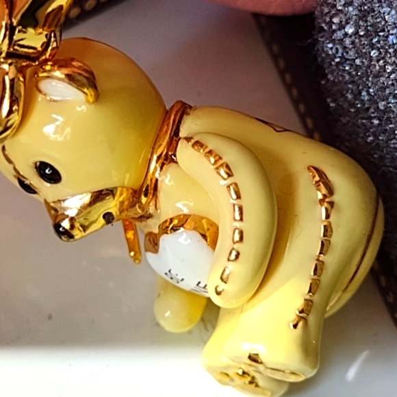 Juicy Couture BE Mine Golden Creamy Teddy🧸 Holding Your 🤍 NWT - Picture 4 of 7